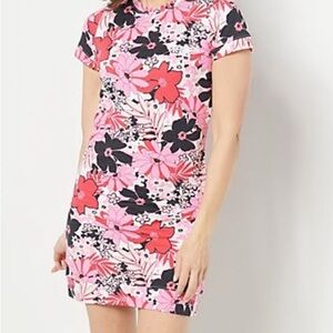 Juicy Couture Pink and Black Floral Tee